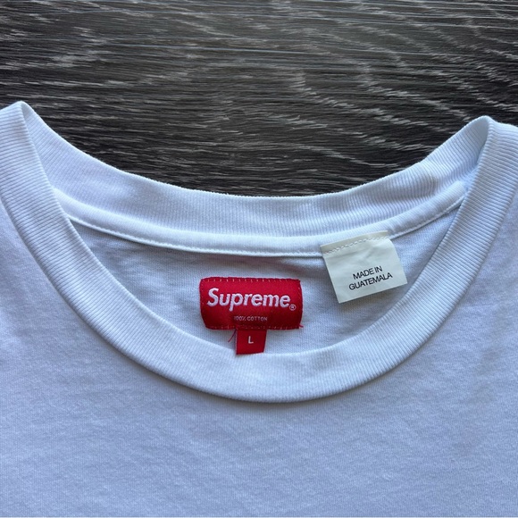 Supreme Washed Handstyle 100% Cotton S/S Tee - Picture 4 of 8